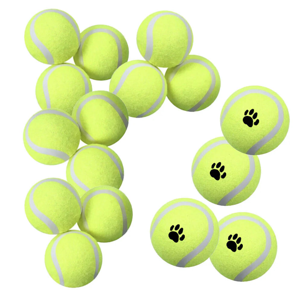 Mini Tennis Balls 4CM Dog Puppy Play Throw Fetch Training Cat Toys Small