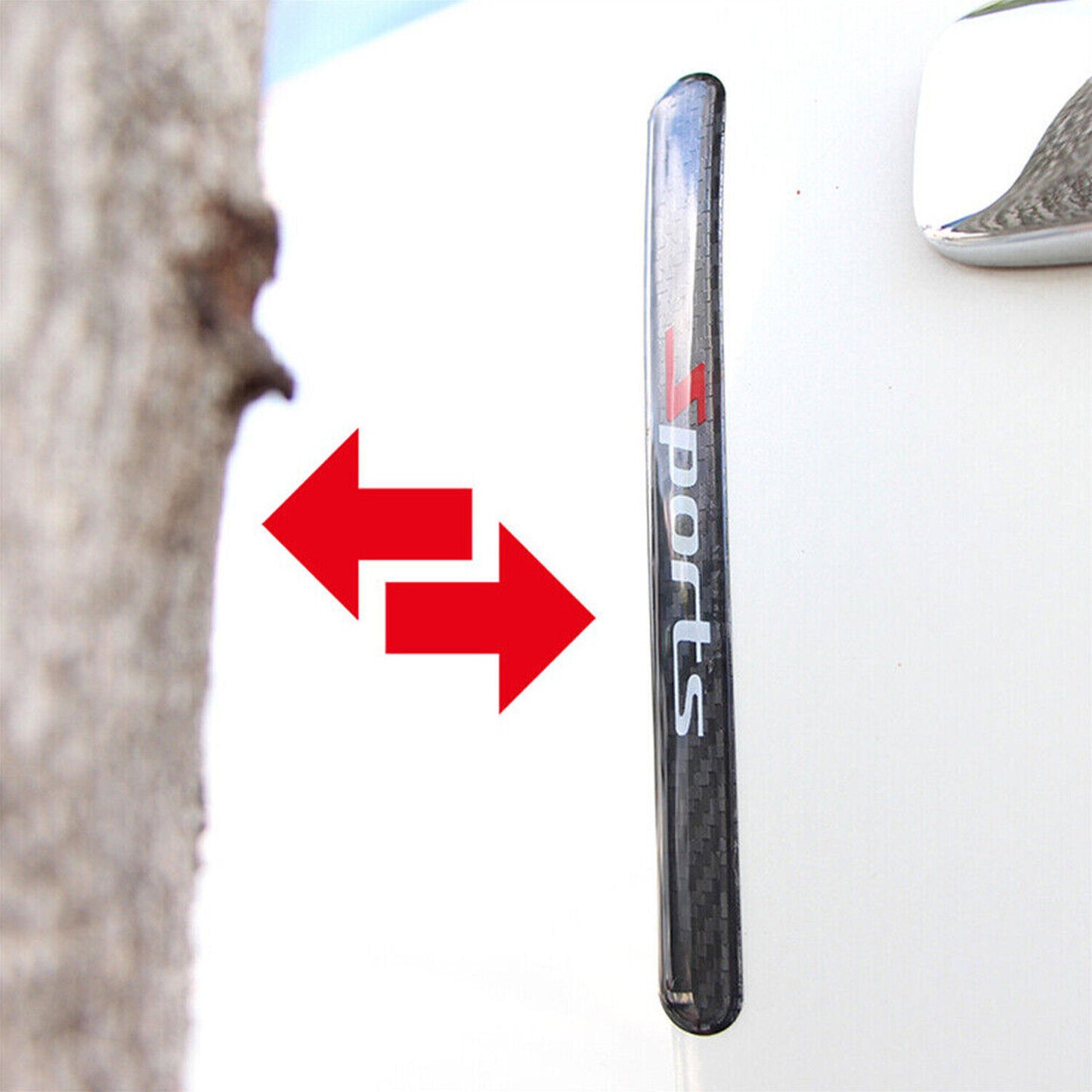 8pcs Car Door Handle Bowl Sticker Protector Anti Scratch Cover Accessories