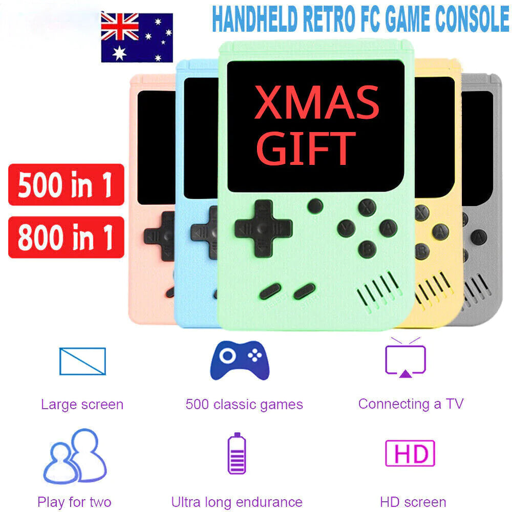 800+ Classic Games Handheld Retro Video FC Game Console Player For Kids Adults