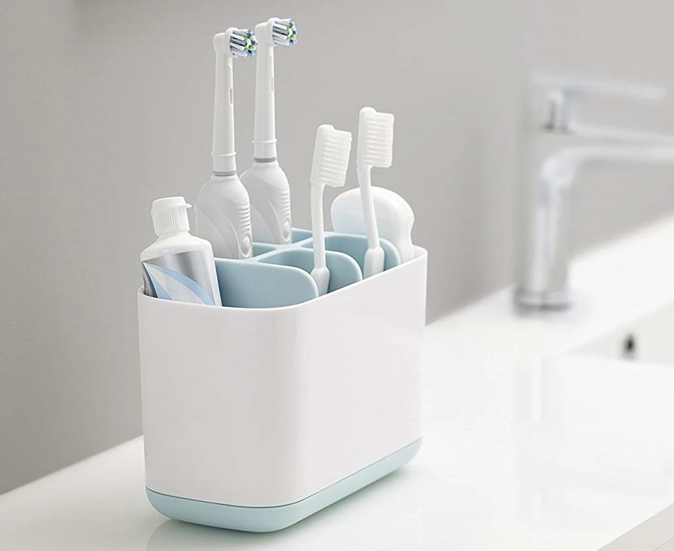 Joseph Joseph EasyStore Large Toothbrush Caddy - Blue