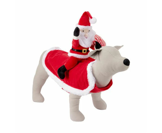 Pet Christmas Costume - Santa Ride-On by Anko