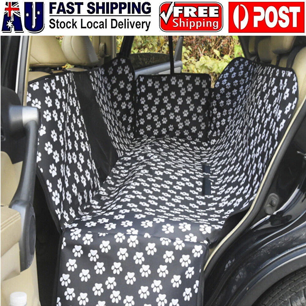 Pet Back Car Seat Cover Hammock Nonslip Dog Puppy Cat Waterproof Rear Large