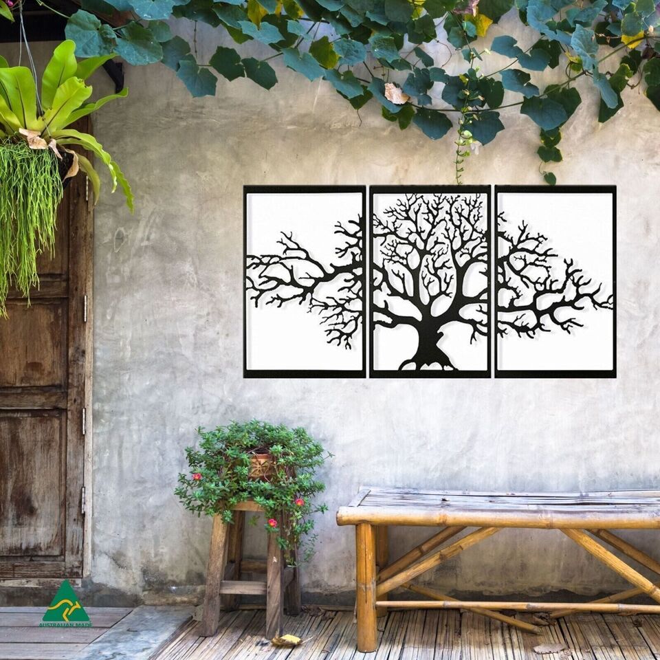 Tree of Life Metal Wall Art Hanging Sculpture Home & Garden Decoration Sculpture