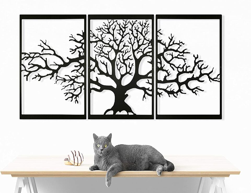 Tree of Life Metal Wall Art Hanging Sculpture Home & Garden Decoration Sculpture