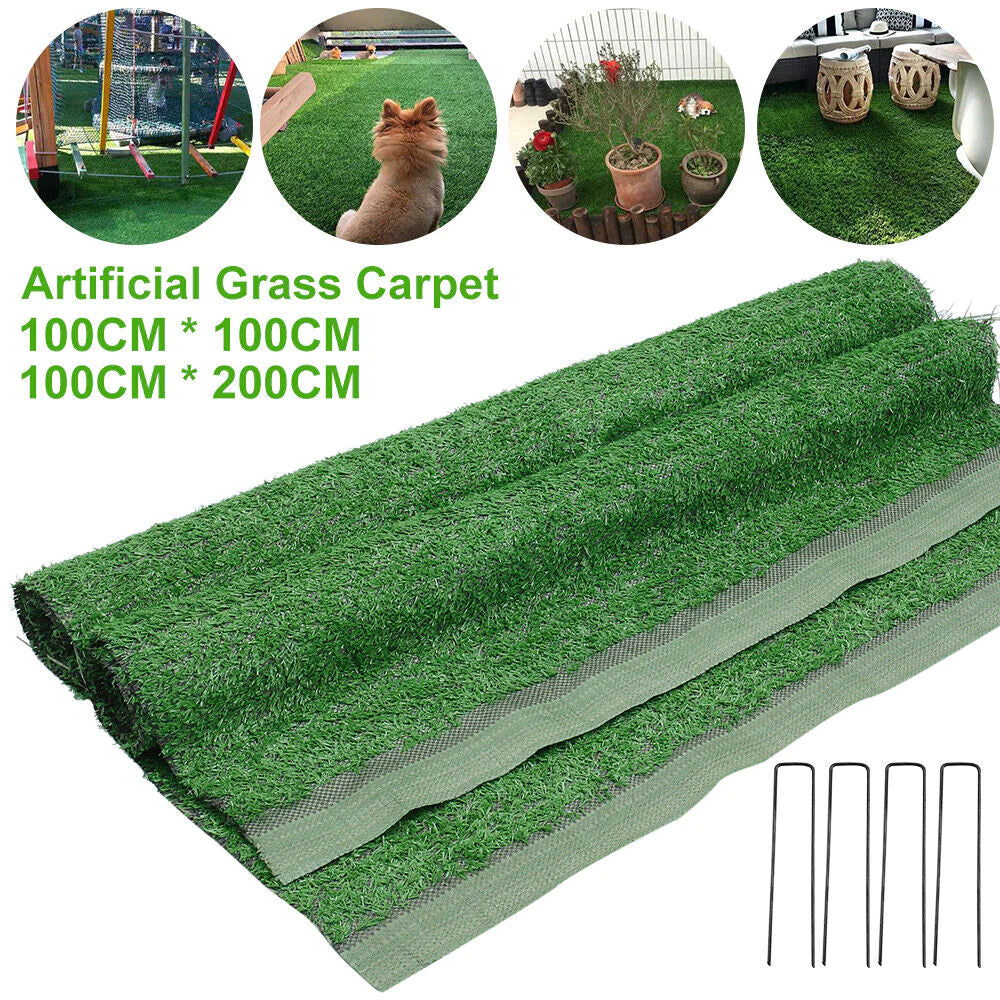 Artificial Grass Synthetic Soft Fake Lawn Turf