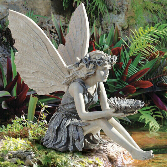 Garden Sitting Fairy Statue