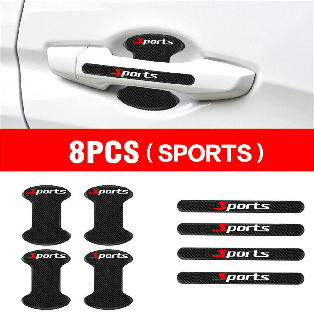 8pcs Car Door Handle Bowl Sticker Protector Anti Scratch Cover Accessories